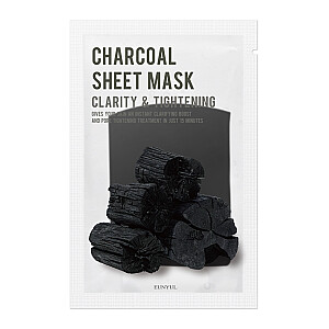 EUNYUL Sheet Mask Valanti veido kaukė su anglimi 22ml