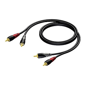 Кабель 2x RCA/штекер Cinch - 2x RCA/штекер Cinch 0,5 м - CLA800/0,5