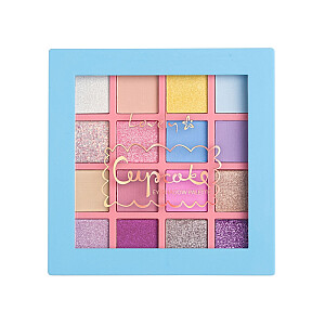 LOVELY Cupcake Eyeshadow Palette – палетка из 16 теней для век. 