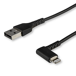 УГЛОВОЙ КАБЕЛЬ LIGHTNING TO USB/КАБЕЛЬ-СЕРТИФИЦИРОВАН APPLE MFI-ЧЕРНЫЙ