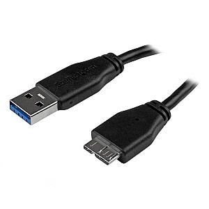 10-футовый тонкий кабель MICRO USB 3.0/USB 3.0 A - MICRO B M/M - тонкий