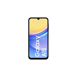 Samsung Galaxy A15 16,5 cm (6,5 colio) hibridinis dviejų SIM kortelių 4G USB Type-C 4 GB 128 GB 5000 mAh juodas, mėlynas