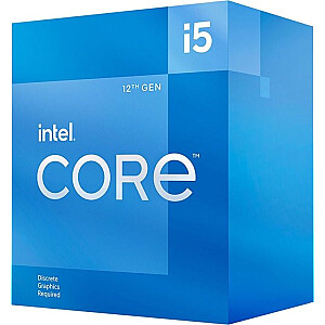 Процессор Intel Core i5-12400F, 2.5 ГГц, 18 МБ, BOX (BX8071512400F)