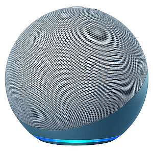 „Amazon Echo 4 Blue“.