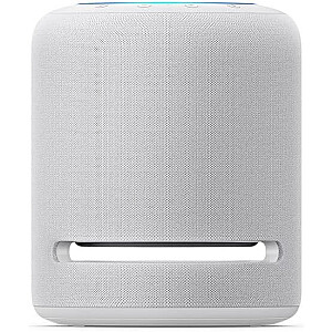 „Amazon Echo Studio Glacier White“.