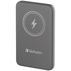 „Verbatim ChargeÂ´nÂ´Go Magnetic Wireless Power Bank 10000 Grey“