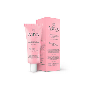 MIYA Secret Glow Cream šviesinantis vitaminais akims, veidui, dekoltė 30ml