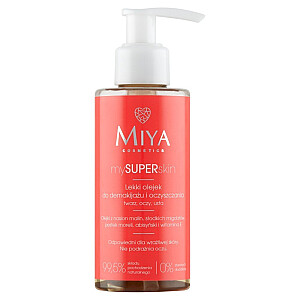 MIYA My Super Skin lengvas aliejus makiažui nuvalyti ir veido valymui 140ml