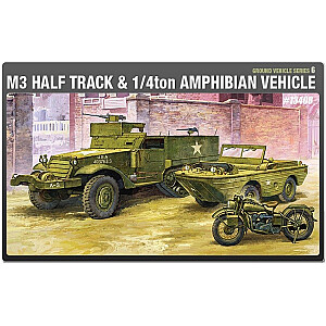 M3 Half Track и 1/4-тонная амфибийная машина