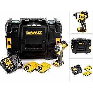 Dewalt akumuliatorinis smūginis veržliaraktis 18v 2,0ah 190nm (DCF809D2T-QW)