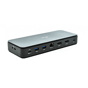 Thunderbolt4 2 Gen3 ekrano dokai, 7 USB prievadai, 2,5 GLAN PowerDelivery TB4 kabelis 92W, 1m 