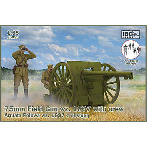 Modelio rinkinys 75mm Field Gun wz.1897 su figūromis