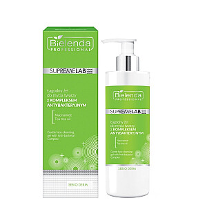 BIELENDA PROFESSIONAL SupremeLab Sebio Derm Нежный очищающий гель для лица с антибактериальным комплексом мягкий очищающий гель для лица с антибактериальным комплексом 200г