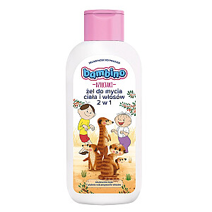 BAMBINO Vaikiškas kūno ir plaukų plovimo gelis 2in1 400ml