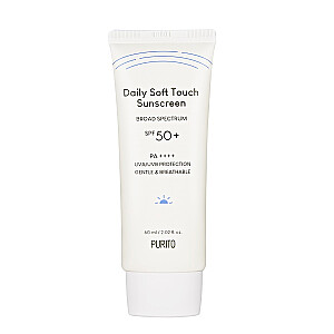 PURITO Daily Soft Touch Sunscreen SPF 50+ PA++++ ежедневный солнцезащитный крем с керамидами 60мл