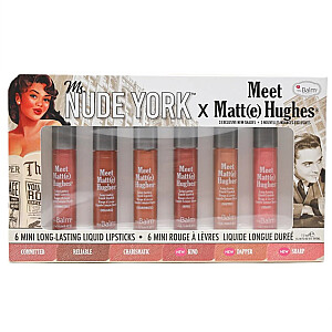 Lūpų dažai THE BALM Meet Matte Hughes Mini 6x1,2 ml