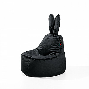 Qubo™ Baby Rabbit Onyx FRESH FIT pufų sėdmaišis