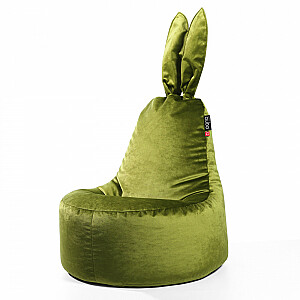 Qubo ™ Daddy Rabbit Olivine FRESH FIT pufų kėdės krepšys