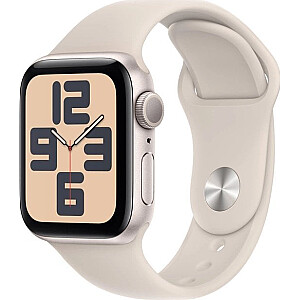 Умные часы Apple Watch SE 2023 GPS 40 мм Starlight Alu Sport S/M Beige (MR9U3QI/A)