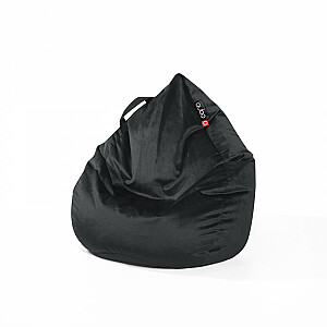 Qubo ™ Drizzle Drop Onyx FRESH FIT pufų kėdės krepšys