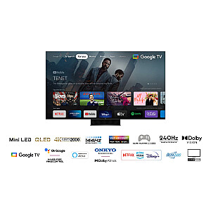 Телевизор TCL C84 серии 65C845 165,1 см (65") 4K Ultra HD Smart TV Wi-Fi черный 2000 кд/м²