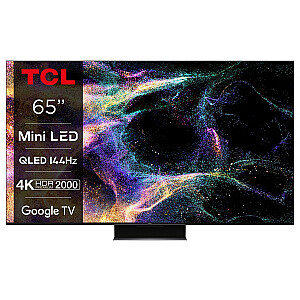 Телевизор TCL C84 серии 65C845 165,1 см (65") 4K Ultra HD Smart TV Wi-Fi черный 2000 кд/м²