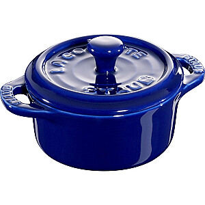 Staub Mini Cocotte Round - 200 ml, mėlyna