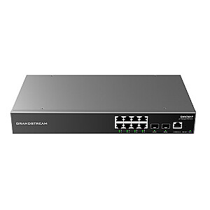 Grandstream GWN 7801P POE 8GE 2SFP valdomas L2+ jungiklis