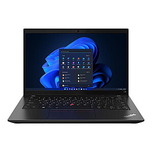 Ноутбук Lenovo ThinkPad L14 AMD Ryzen™ 5 PRO 5675U с сенсорным экраном 35,6 см (14 дюймов) Full HD 16 ГБ DDR4-SDRAM 512 ГБ SSD Wi-Fi 6E (802.11ax) Windows 11 Pro Черный Новый Repack/Repacked