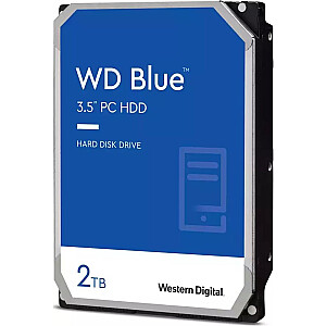 3,5-дюймовый диск WD Blue с интерфейсом SATA III емкостью 2 ТБ (WD20EARZ)