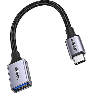 Ugreen USB-A–USB-C USB laidas 0,15 m juodas (6941876213054)