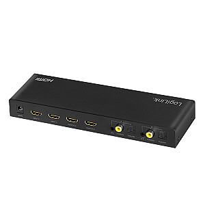 Jungiklis 4x2 HDMI, 4K 60 Hz, su pilotu