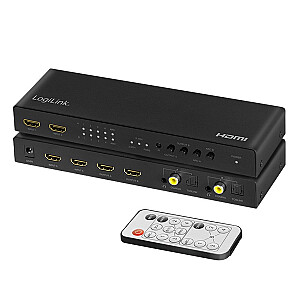 Jungiklis 4x2 HDMI, 4K 60 Hz, su pilotu