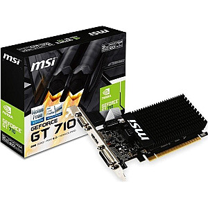 Vaizdo plokštė MSI GeForce GT 710 Low Profile 2 GB DDR3