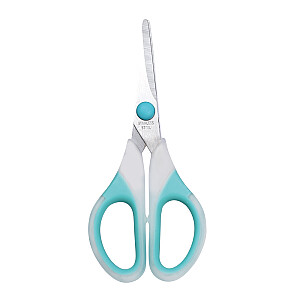 Keyroad Jelly Gel žirklės 13 cm, vaikiškos, minkšta rankena, ergonomiško dizaino.
