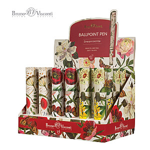 Pen Bruno Visconti DreamWrite Flora Gėlės 0,7 mm, mėlynos spalvos