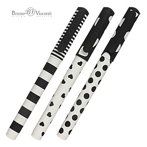 Bruno Visconti DreamWrite Black&White rašiklis, 0,7 mm, mėlynas