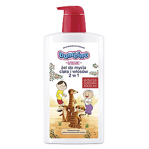 BAMBINO Kids 2in1 kūno ir plaukų plovimo gelis vaikams 1000ml