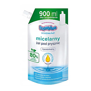 Micelinė hiperšvelni dušo želė BAMBINO Family REFILL 900ml