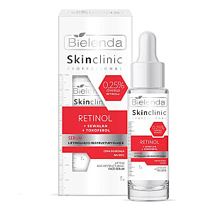 BIELENDA Skin Clinic Professional Retinol lifting-restruktūrizuojantis serumas 30ml