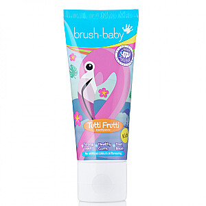 Зубная паста BRUSH BABY Flaming для детей от 3 лет Tutti-Frutti 50мл