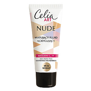 CELIA Art Nude матирующий корректирующий флюид 02 Natural 30мл