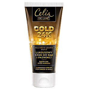 CELIA De Luxe Gold 24K prabangus rankų ir nagų kremas Manuka medus 80ml