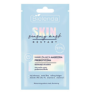 BIELENDA Sensory Mask drėkinamoji kaukė su prebiotiku 8g