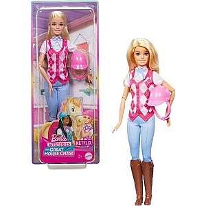 Lėlė Barbė Mattel BRB JOCKEY MALIBU SU PRIEIGA KILMUI HXJ38 WB4