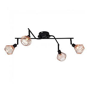 Gr.l.-DALMA 4xG9 juodas/kaparis 20x40x25cm 21094/76