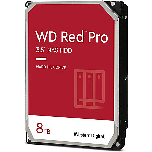 WD Red Pro 8TB 3,5" SATA III (6Gb/s) serverio diskas (WD8005FFBX)