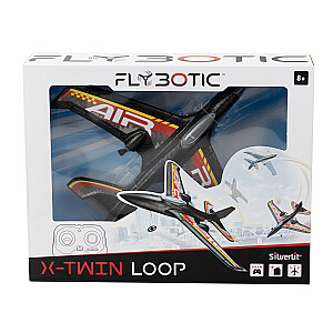 FLYBOTIC Radijo bangomis valdomas  lėktuvas „X-Twin Loop“, 29 cm