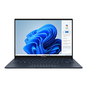 Asus Zenbook 14 OLED UX3405MA-PP665X | Ponder Blue | 14 " | OLED | 3K | 2880 x 1800 pixels | Intel Core Ultra 9 | 185H | 32 GB | LPDDR5X | Solid-state drive capacity 1000 GB | Intel Arc Graphics | Windows 11 Pro | 802.11ax | Bluetooth version 5.3 | 