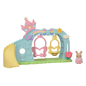 Sylvanian Families Vaikiškos spalvingos čiuožyklos sūpynės 5745 6 psl